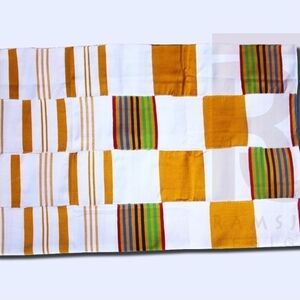 Kente Handwoven Cloth Ashanti Kente Ghana Asante African Art Textiles 6 yards